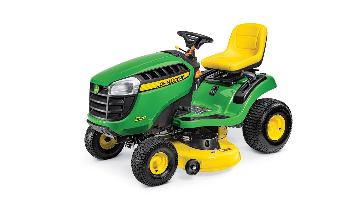 John Deere E120 Lawn Tractor Price Specs 